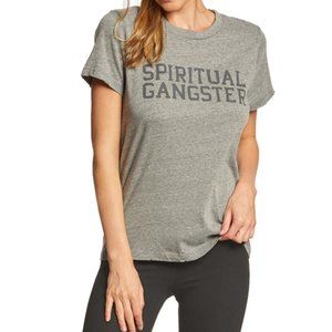 Spiritual Gangster VARSITY REC TEE HEATHER GREY